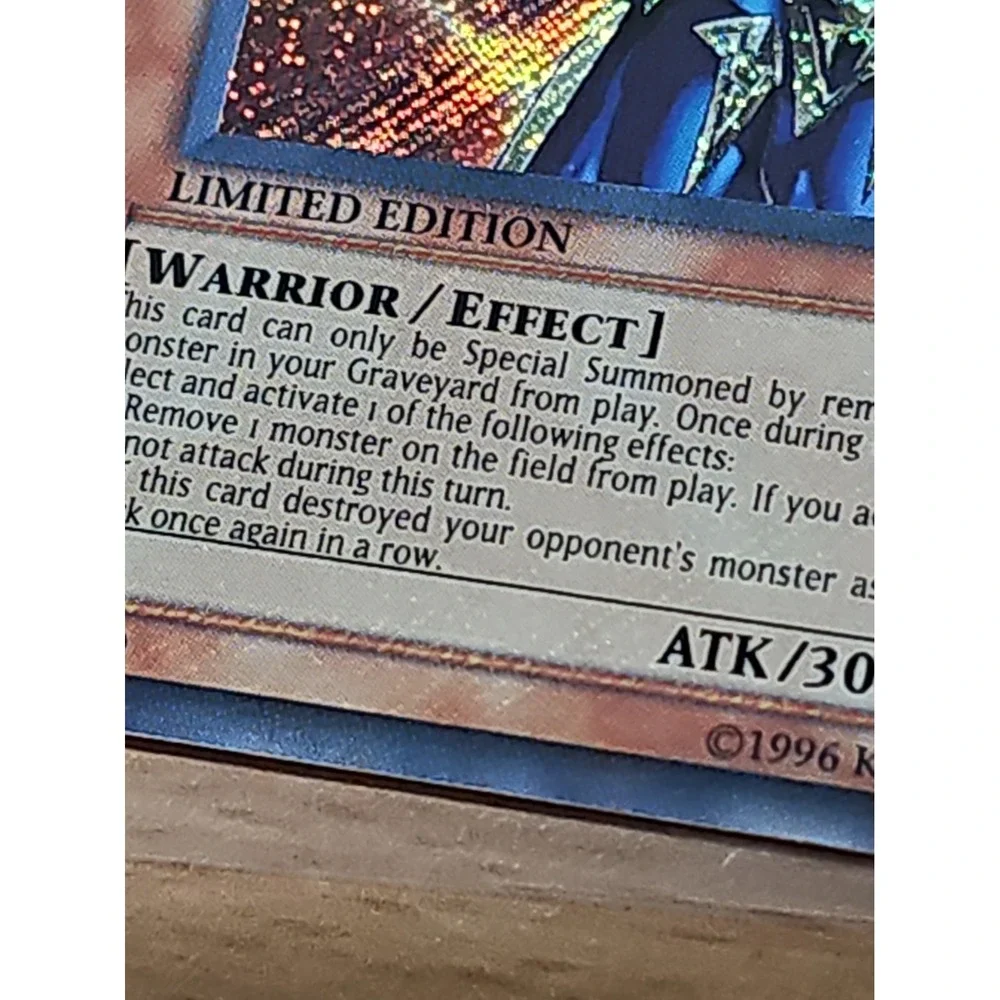 Black Luster Soldier - Envoy of the Beginning MC2-EN004 HP Holo Bleed Misprint